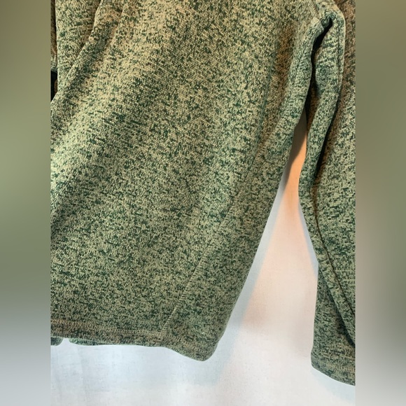 Eddie Bauer olive green pullover large Convector 1/2-Zip - Picture 4 of 8